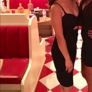 Cute black strapped dress